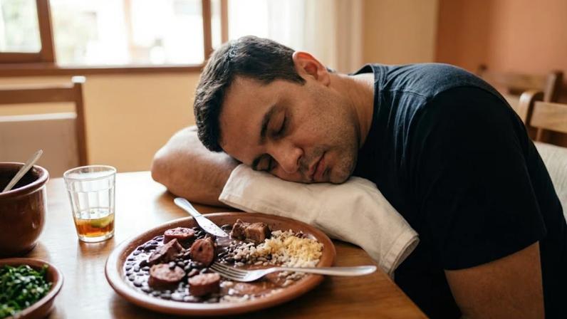 Feijoada ativa insulina e induz sono natural. (Foto: Fala Ciência via Gemini)