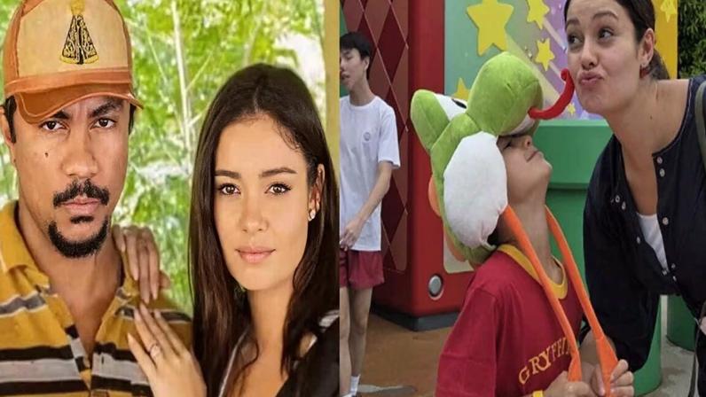 Sophie Charlotte posa com filho no Japão e diz se reatou com Xamã