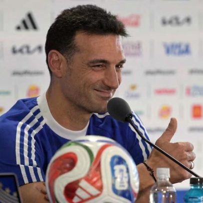 Scaloni diz Argentina pronta para defender título e torce pelo Brasil