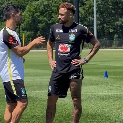 CBF mostra treino de Neymar; estratégia para frear más notícias da Seleção