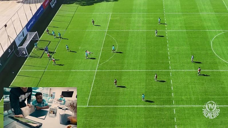 Confira o golaço marcado por Coutinho em um dos treinos do Palmeiras para a volta da temporada do futebol brasileiro.
