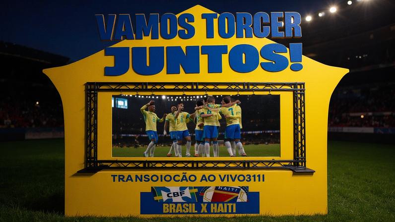 Jogo do Brasil em telão no Parque do Poeta com Zé Cantor e Jorge de Altinho