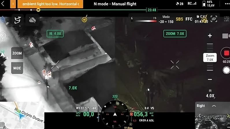 Imagens de monitoramento revelaram localização de suspeitos