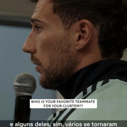 Goretzka responde a perguntas de crianças antes da Copa do Mundo