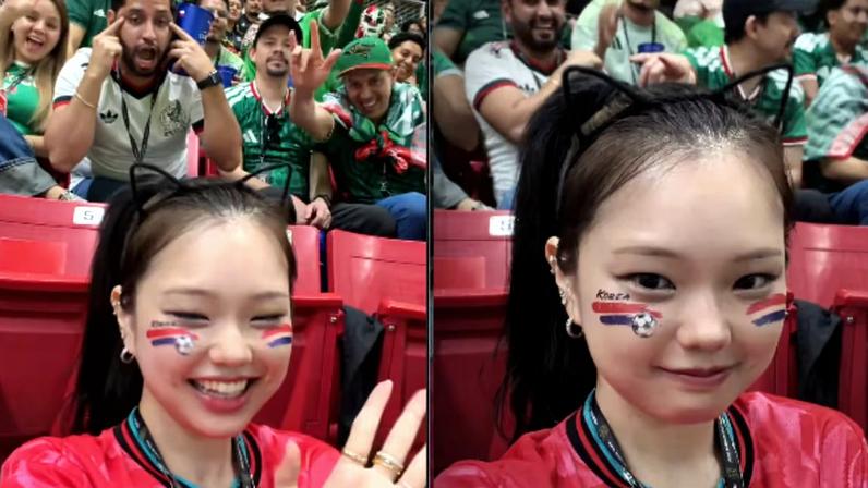 Influenciadora convidada para ver jogo da Coreia do Sul após racismo