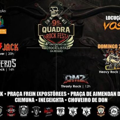 Quadra Rock Fest 2026 acontece nos dias 20 e 21 de junho