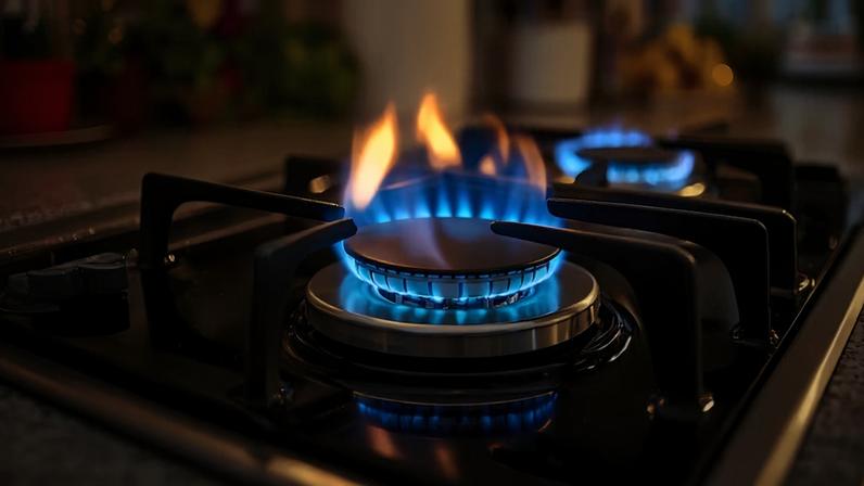 Uma chama de cor inadequada pode liberar monóxido de carbono. Imagem: Adobe Stock.