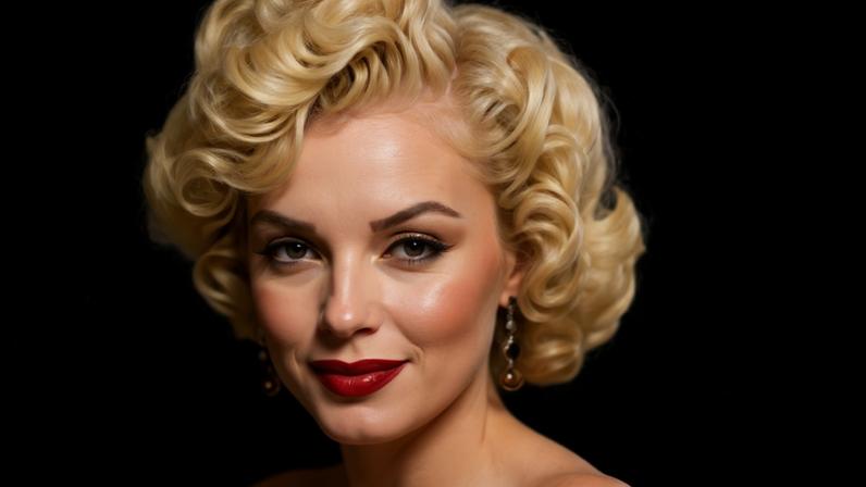 Marilyn Monroe continua referência de beleza com batom vermelho, glow e ondas
