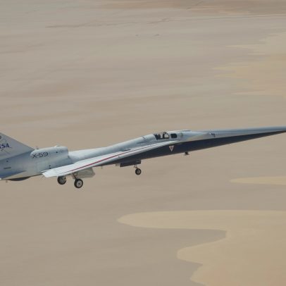 Jato da NASA pronto para tentar o primeiro voo supersônico silencioso