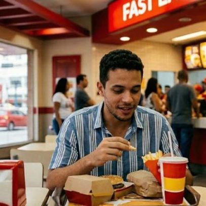 Como as cores vermelho e amarelo influenciam o apetite nas redes de fast-food