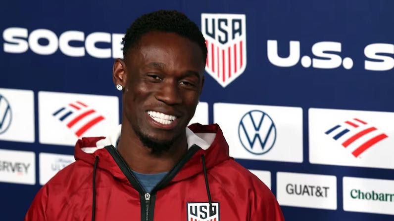 Folarin Balogun, atacante dos EUA, filho de nigerianos e criado na Inglaterra: jogador poderia representar três seleções no torneio. (Foto: Jamie Squire/Getty Images)