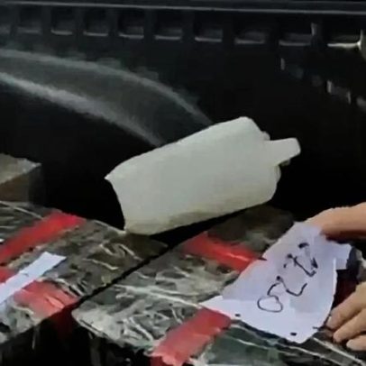 Motorista de picape bate na Dutra, foge e abandona 250 kg de maconha