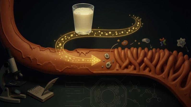 Aminoácido da dieta ajuda o intestino a se recuperar. (Foto: Fala Ciência via Gemini)