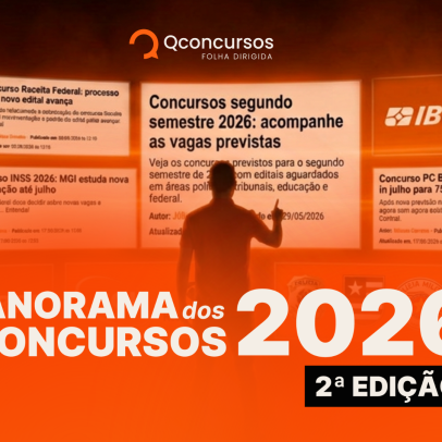 Panorama dos Concursos 2º Semestre: faça sua inscrição no evento