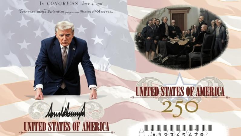 Trump divulga passaporte comemorativo dos EUA com foto dele
