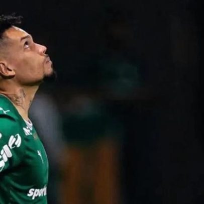 Jogador do Palmeiras é suspenso por gesto na comemoração