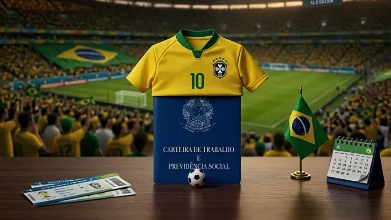 CLT e Copa: regras do banco de horas para o jogo Brasil x Escócia