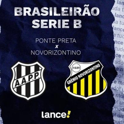 Ponte Preta x Novorizontino: onde assistir, horário e escalações