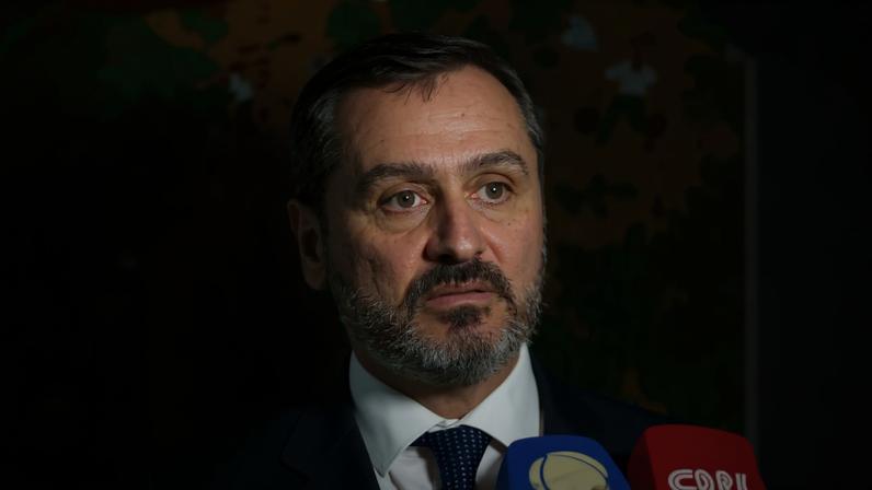 Diretor PF Andrei Augusto Passos Rodrigues durante cerimônia de Assinatura de Contrato entre BNDES e MJSP recursos do Fundo Amazônia - metrópoles