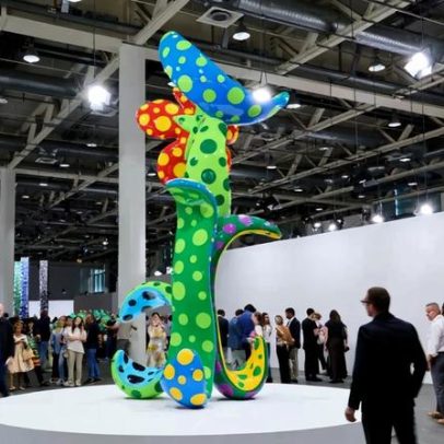 Obras de grande escala na Art Basel Unlimited 2026: avião desmontado e lençóis