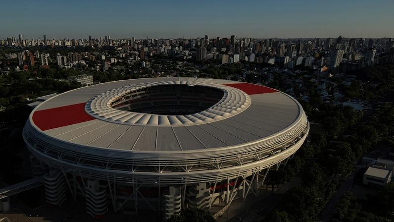 Projeção do River Plate para o novo Monumental de Núñez, em Buenos Aires