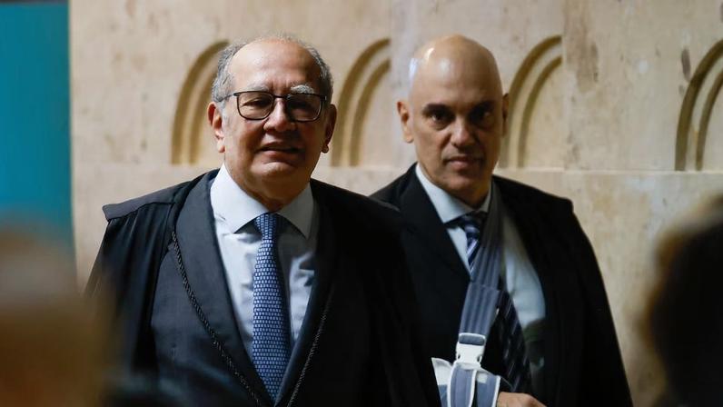 Gilmar Mendes e Alexandre de Moraes, ministros do STF