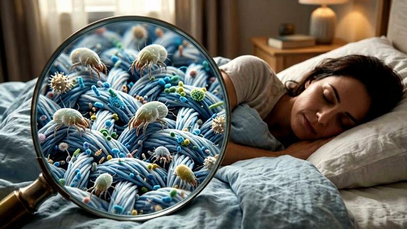 Sua cama abriga bilhões de seres microscópicos. E muitos dependem de você.