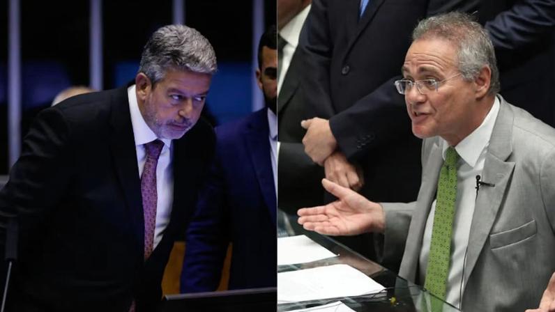 Deputado Arthur Lira e senador Renan Calheiros
