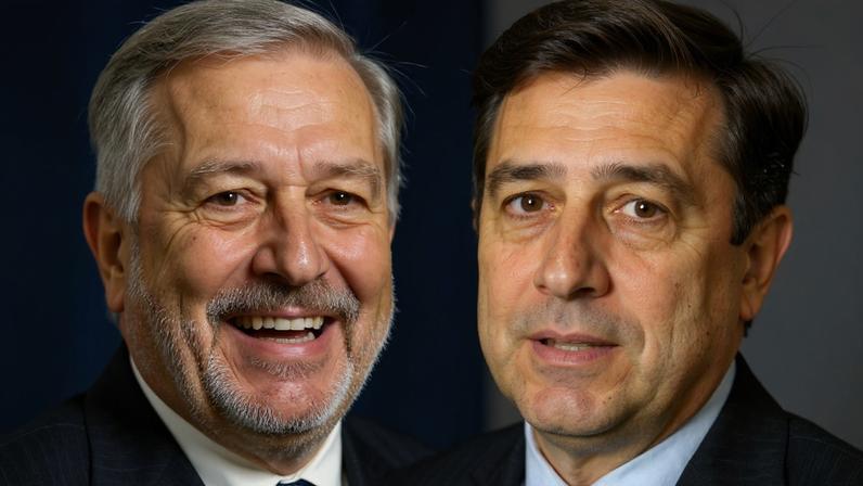 Sanjay Mehrotra y Kwak Noh-jung, jefes de Micron y SK Hynix.