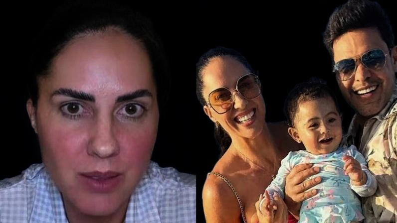 Bebê de Graciele Lacerda passa por cirurgia para remoção de nódulo