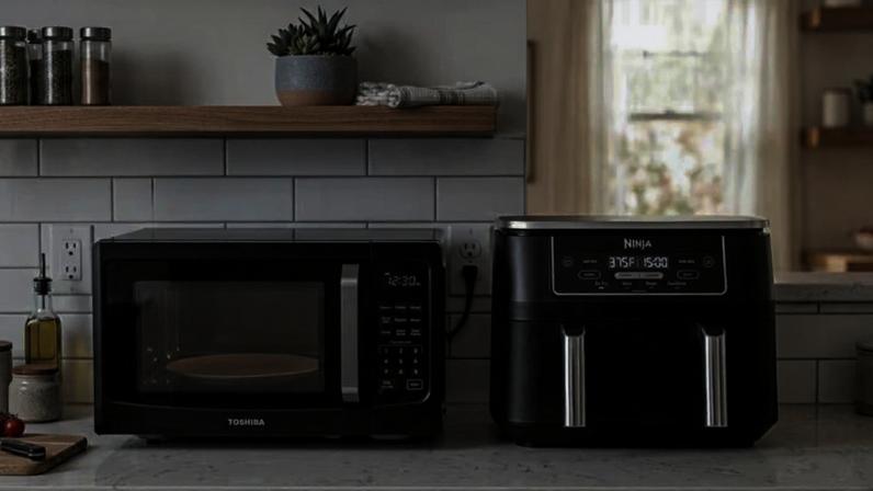 Por que não ligar micro-ondas e airfryer na mesma tomada