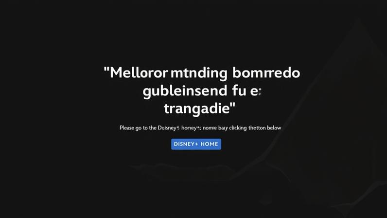 Disney+ fora do ar? Streaming fica instável e exibe erro nesta quinta (18)