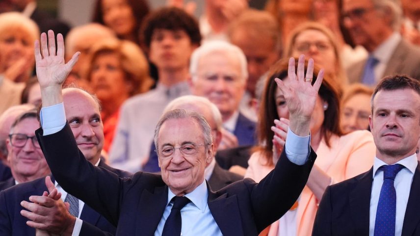 Florentino Perez, presidente do Real Madrid, tem promessas ambiciosas em caso de reeleição.