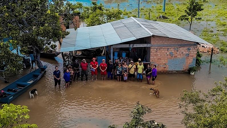Até o momento, aproximadamente 36 mil pessoas foram afetadas pelos impactos do período chuvoso.