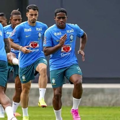 Treino da seleção tem descontração, ausência de Neymar e intensidade de Endrick
