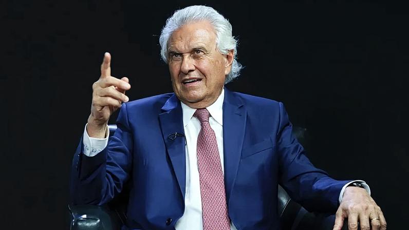 Na imagem, o ex-governador de Goiás e pré-candidato ao Planalto Ronaldo Caiado