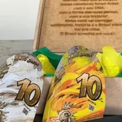 Neymar estreia com caneleiras exclusivas avaliadas em mais de R$7 mil