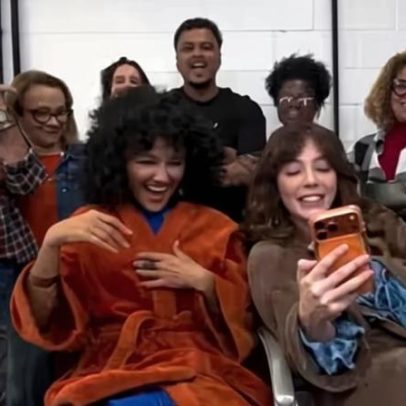 Bia Arantes e Ingrid Conte participam de quiz com equipe de Ben-Hur
