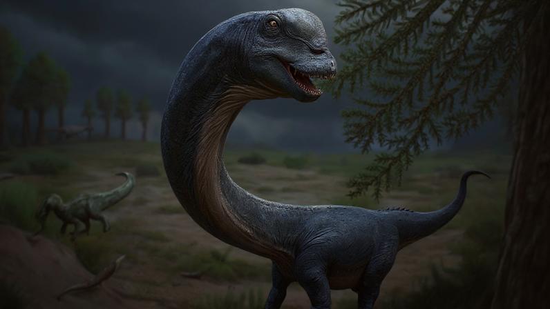 Gigante pré-histórico descoberto na Tailândia pode ser o último grande titã da Ásia. (Imagem: Patchanop Boonsai)
