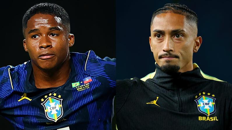 Endrick e Raphinha foram os mais citados pelo público nas redes sociais nesta sexta (19)