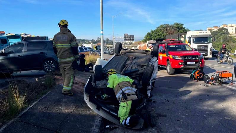 Corpo de Bombeiros foi acionado para atender à ocorrência