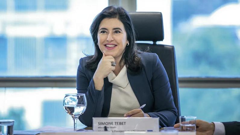 Simone: "O planejamento está pronto. Eu visitei todas as capitais, todos os setores. Temos indicadores e metas para qualquer assunto. O presidente não assinou o decreto" (Washington Costa/MPO/.)