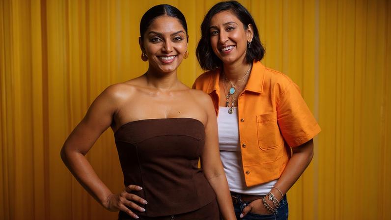 Deepica Mutyala (L) and Sherry Jhawar (R).