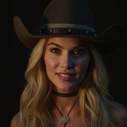 Bárbara Evans revela filhos participando de prova em rodeio