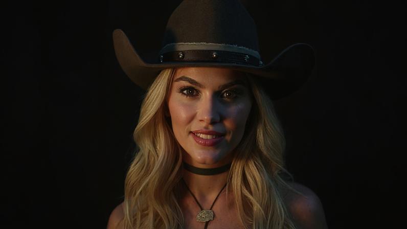 Bárbara Evans revela filhos participando de prova em rodeio