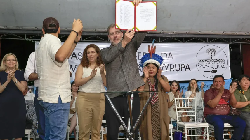Compra de terras foi homologada pelo STF no ano passado, mas indígenas pedem pagamento reatroativo por royalties da usina. (Foto: Rosinei Coutinho/STF)
