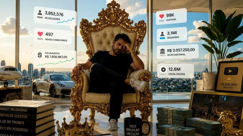 Dia e noite dizem para você buscar o sucesso. Mas você já se perguntou o que é o sucesso? (Foto: ChatGPT)
