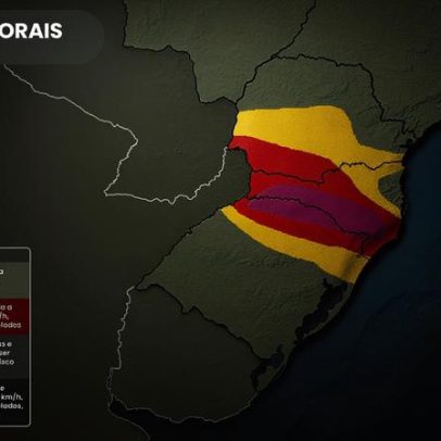 Chuvas persistem no Sul e alerta permanece durante a semana