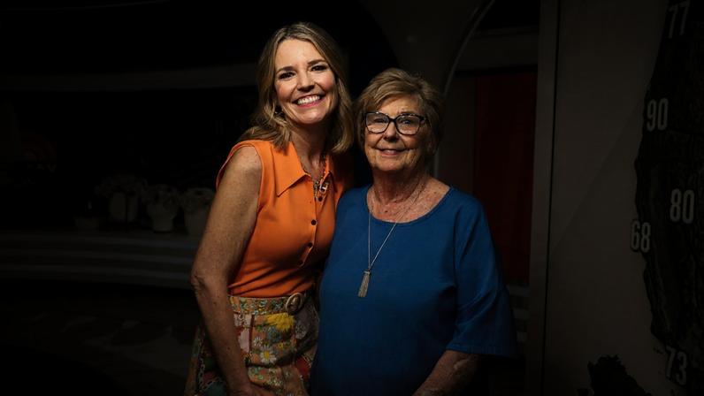 Savannah Guthrie and mother Nancy Guthrie on Thursday, June 15, 2023