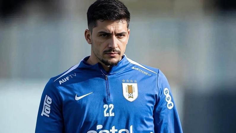 Uruguai, de Joaquín Piquerez, pode garantir vaga na próxima Copa (Foto: Divulgação/Seleção Uruguaia)